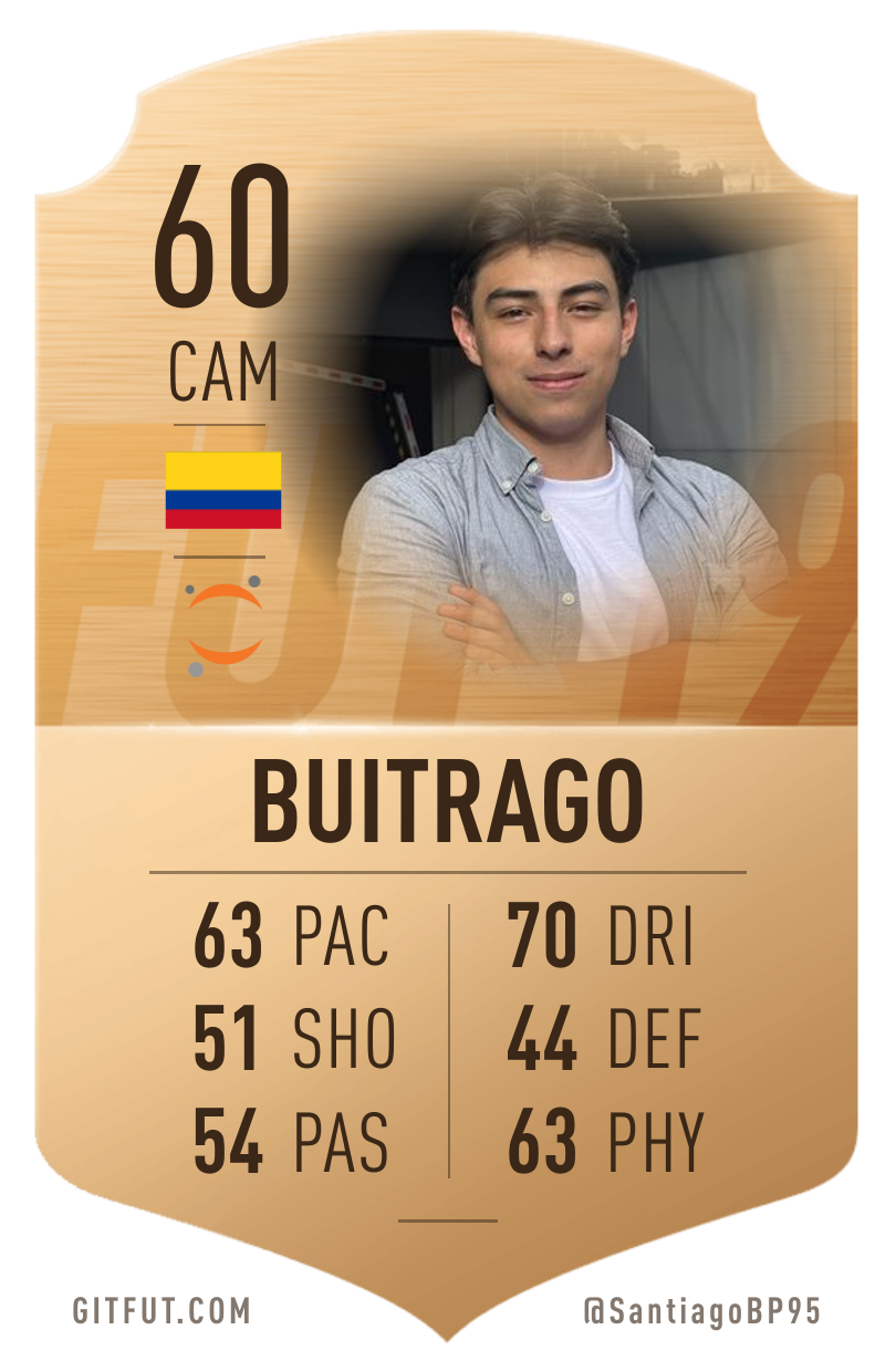 My GitFut card β GitHub stats as a World Cup 26 player card