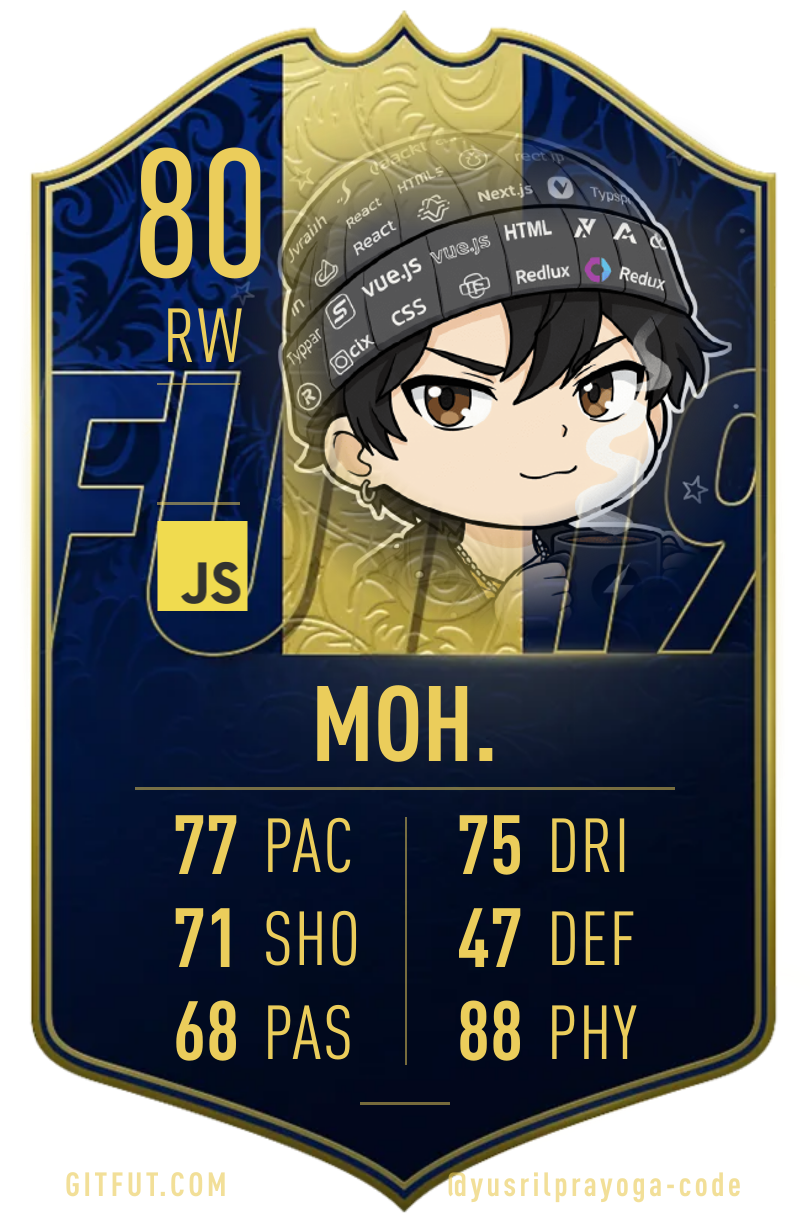 GitFut card - Moh. Yusril Prayoga (80 RW)